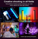 LUXCEO V8 Portable RGB Video Light 2000mAh Fill-in Lamp for Vlogging, YouTube, Selfies & Photo