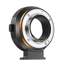 EOS to FX Auto Focus Lens Adapter for Canon EF/EF-S to Fujifilm X-Series Cameras
