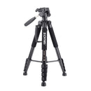 ZOMEI Q188 188cm Professional DSLR Tripod with Phone Holder – Video & Photography Stand