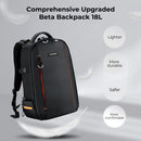 K&F Concept Professional Camera Backpack – Waterproof DSLR Bag for 15.6" Laptop, Lenses, Tripod