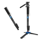 Lightweight Monopod Aluminium DSLR Camera Tripod Camera Mount Adapter Monopod For Nikon Sony Camera
