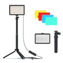 BAODELI LED Light Panel – 5600K Lighting Kit with Tripod & RGB Filters for Photography & Streaming