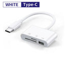 Type-C OTG SD TF Card Reader Adapter High-Speed Data Transfer for Macbook Android