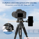 ZOMEI Q188 188cm Professional DSLR Tripod with Phone Holder – Video & Photography Stand