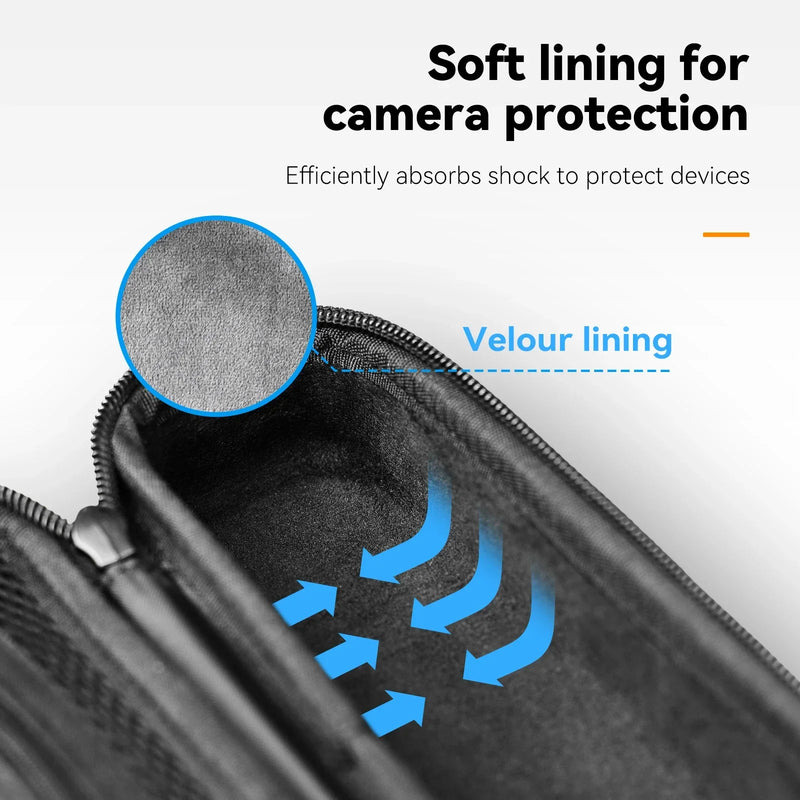 TELESIN Mini Protective Bag for DJI Pocket 3 – Waterproof Storage Case for Accessories