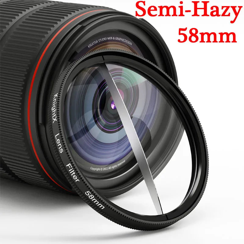 Kaleidoscope Prism Filter 49mm–77mm Glass Creative Lens Effect for DSLR Cameras & Phones