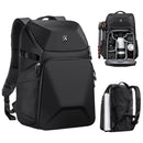 Large Waterproof Travel Camera Backpack with Tripod Holder & Rain Cover – Fits 15.6" Laptop