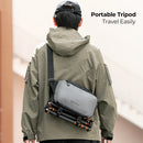 K&F CONCEPT 10L Camera Sling Bag Waterproof Shoulder Bag for DSLR, Lens, Drone, Tripod