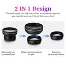 TIDOVE 2-in-1 37mm Wide-Angle & Macro HD Lens Clip – 0.45x 49UV Super Wide for iPhone & Smartphones