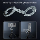 VRIG Dual-Sided Magnetic Phone Mount with Cold Shoe & 1/4"-20 Tripod Thread for iPhone & Android