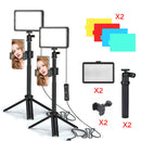 BAODELI LED Light Panel – 5600K Lighting Kit with Tripod & RGB Filters for Photography & Streaming